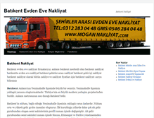 Tablet Screenshot of batikent-evdenevenakliyat.com